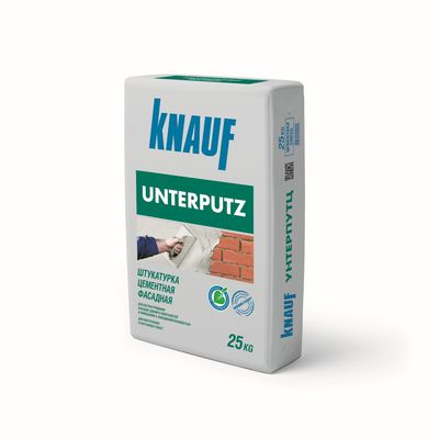 Штукатурка цементная фасадная Unterputz, 25 кг