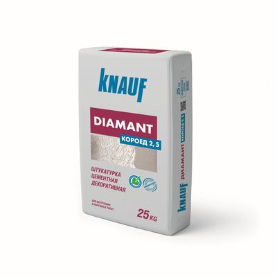 Штукатурка Diamant Короед (2.5 мм), 25 кг