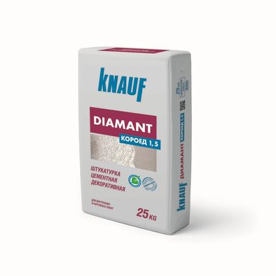Штукатурка Diamant Короед (1.5 мм), 25 кг