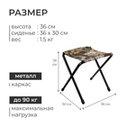 Стул складной Nika, 36 х 30 х 36 см, принт сафари - Фото 3