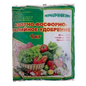 Удобрение минеральное "Пермагробизнес", Азотно-фосфорно-калийное, 1 кг 1446406