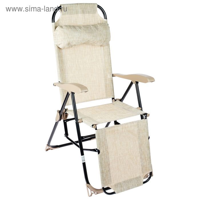 Кресло-шезлонг К3, 82 x 59 x 116 см, античный белый - Фото 1