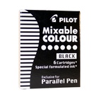 Картриджи для перьевых ручек Pilot.Parallel Pen, чёрные чернила, 6 штук - Фото 4