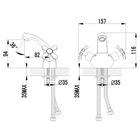 Смеситель для умывальника Lemark Partner LM6546C - Фото 2