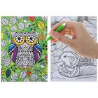 Раскраска - антистресс, открытки «Сказочный сад» А6 - Фото 3