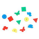 Сортер - комодик «Пуговки», 64 пуговки - Фото 15