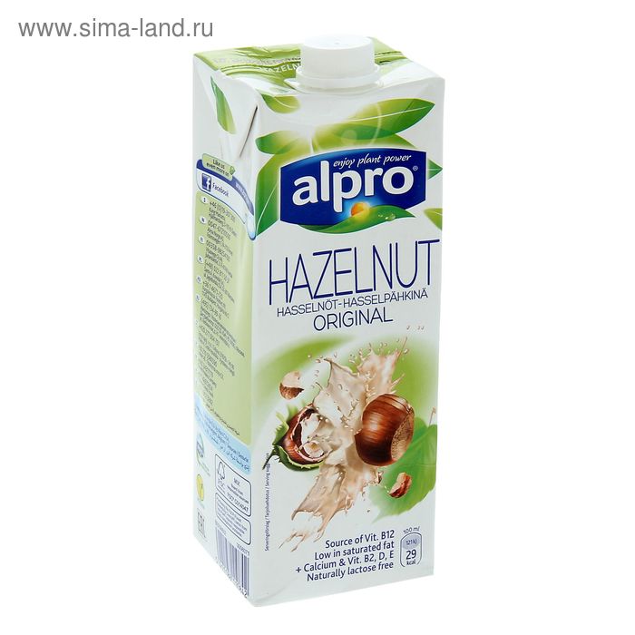 Ореховый напиток ALPRO, обогащенный кальцием и витаминами, 1 л. - Фото 1