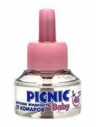 Дополнительный флакон-жидкость от комаров Picnic Baby, с экстрактом ромашки, 45 ночей, 30 мл - Фото 7