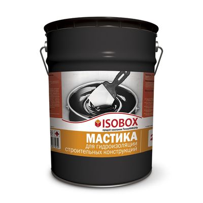 Мастика гидроизоляционная ИЗОБОКС, 22 кг