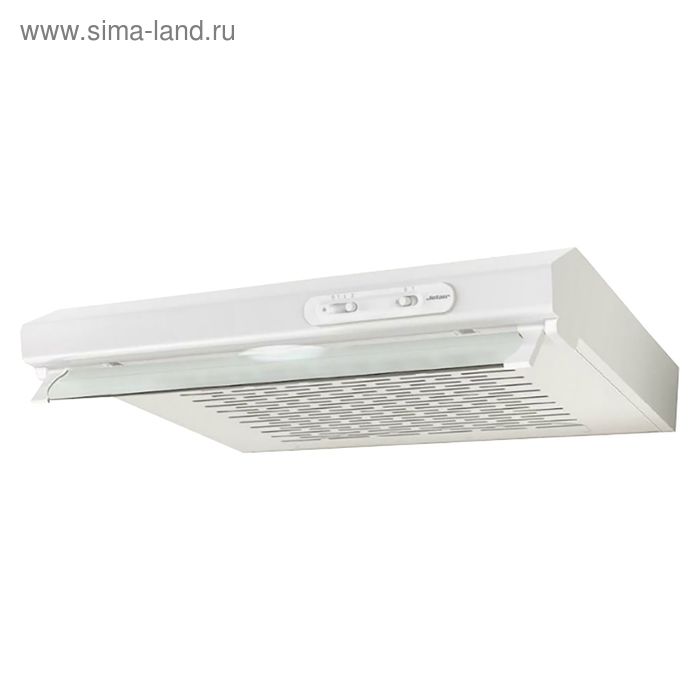 Вытяжка Jetair LIGHT WH/F/60, плоская, 350 м3/ч, 3 скорости, 60 см, белая - Фото 1