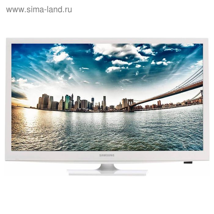 Телевизор Samsung UE24H4080, 24", 1366x768, DVB-T2/C/S2, 1xHDMI, 1xUSB, белый - Фото 1