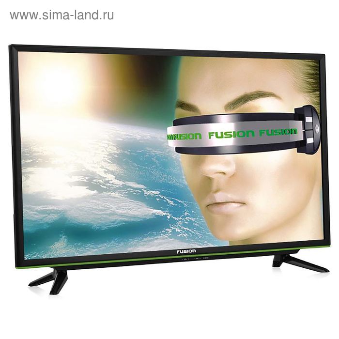 Телевизор Fusion FLTV-32C12, LED, 32", черный - Фото 1