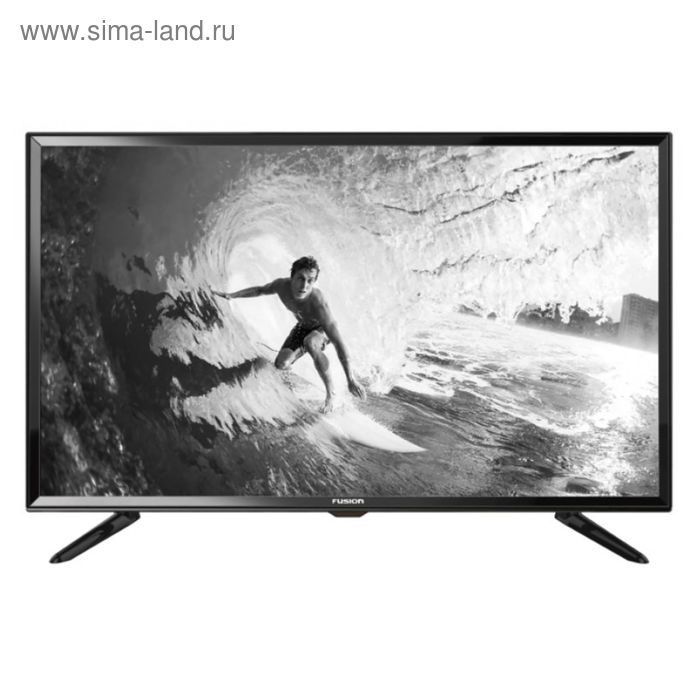 Телевизор Fusion FLTV-32T21, LED, 32", черный - Фото 1