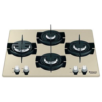 Варочная поверхность Hotpoint-Ariston 7HTD 640S CH, газовая, 4 конфорки, золотистый