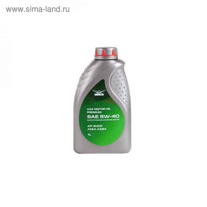 Моторное масло Лукойл UAZ Motor Oil Premium 5W-40, 1 л 101001054002 - Фото 1