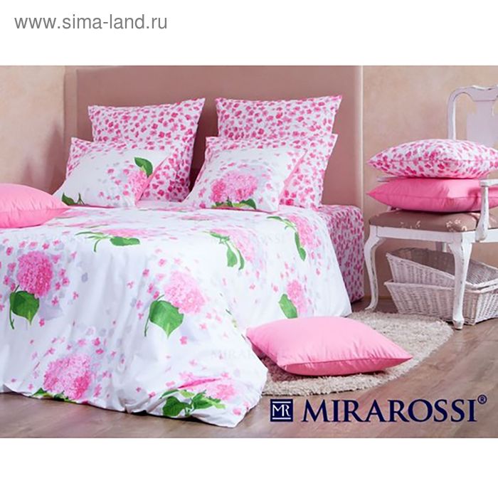 Постельное бельё 1.5 сп Virginia pink, размер 156х220 см, 140х205 см, 70х70 см - 2 шт - Фото 1