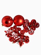 Ёлочные игрушки «Жизель», шары новогодние, набор 26 шт., ассорти, красный 1307052