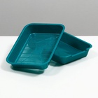 Туалет перламутровый средний с сеткой 36×26×6.5 см, бирюзовый - Фото 7