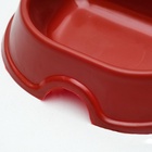 Миска 2×200 мл, красная - Фото 4