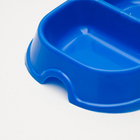 Миска 2 х 200 мл, темно-синяя - Фото 2