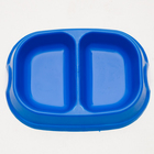 Миска 2 х 200 мл, темно-синяя - Фото 3