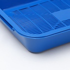 Туалет средний с сеткой 36×26×6.5 см, синий/черничный - Фото 4