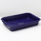 Туалет средний с сеткой 36×26×6.5 см, синий/черничный - Фото 2