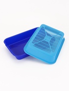 Туалет средний с сеткой 36×26×6.5 см, синий/черничный - Фото 10