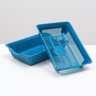 Туалет глубокий с сеткой 36×25×9 см, синий - Фото 6