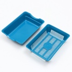 Туалет глубокий с сеткой 36×25×9 см, синий - Фото 3