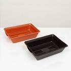 Туалет глубокий с сеткой 36×25×9 см, коричневый - Фото 2