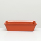 Туалет глубокий с сеткой 36×25×9 см, коричневый - Фото 4