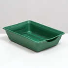 Туалет глубокий с сеткой 36×25×9 см, зеленый - Фото 6