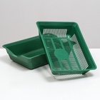 Туалет глубокий с сеткой 36×25×9 см, зеленый - Фото 7