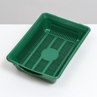 Туалет глубокий с сеткой 36×25×9 см, зеленый - Фото 5