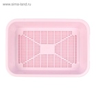 Туалет средний с сеткой 36×26×6.5 см, розовый - Фото 4