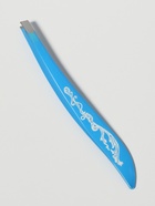 Пинцет скошенный, узкий, с рисунком, 9 см, МИКС - Фото 3