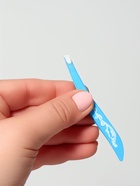 Пинцет скошенный, узкий, с рисунком, 9 см, МИКС - Фото 4