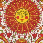 Фартук "Доляна" Борецкая роспись, размер 60 х 70 см, 100 % хлопок, рогожка 162 г/м² - Фото 3