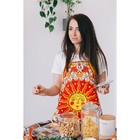 Фартук "Доляна" Борецкая роспись, размер 60 х 70 см, 100 % хлопок, рогожка 162 г/м² - Фото 5