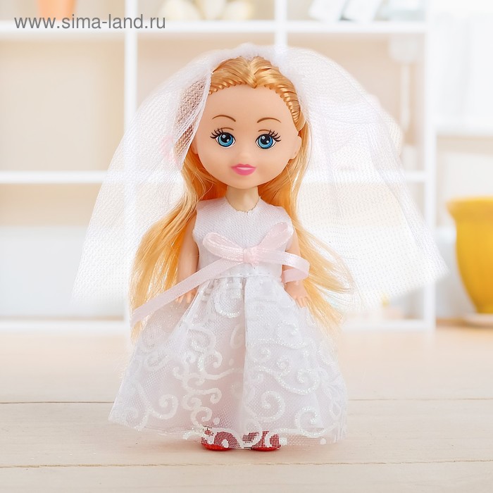 Кукла малышка в свадебном наряде, МИКС - Фото 1