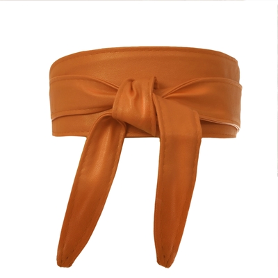 Пояс-кушак, ширина - 7см, коричневый