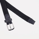 Ремень детский, ширина 2.5 см, пряжка металл, цвет чёрный - Фото 2