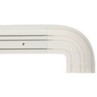 Карниз трёхрядный «Ультракомпакт. Есенин», 360 см, с декоративной планкой 7 см, цвет белый - Фото 2