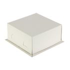Кондитерская упаковка, короб белый 21 х 21 х 10 см - Фото 1
