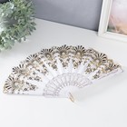 Веер складной «Греция», пластик, текстиль, 22 см, МИКС - Фото 3