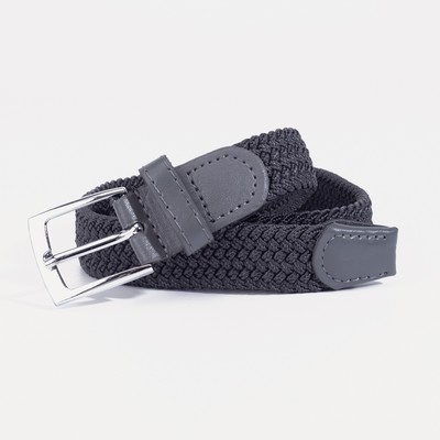 Ремень детский, ширина 2,5 см, пряжка металл, цвет серый