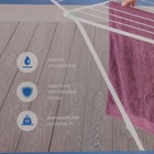 Сушилка для белья напольная складная, рабочая длина 20 м, белая - Фото 13