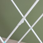 Сушилка для белья напольная складная, рабочая длина 20 м, белая - Фото 3