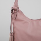Сумка женская на молнии, 1 отдел с перегородкой, наружный карман, цвет розовый - Фото 4